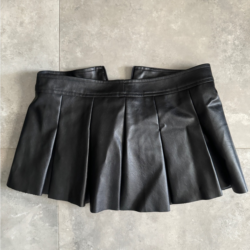 NWT! SHEIN Icon Mini Pleather Skirt | 2